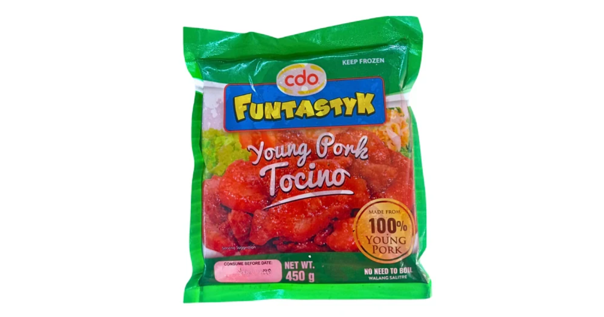 CDO Funtastyk Young Pork Tocino Flat Pack 450g