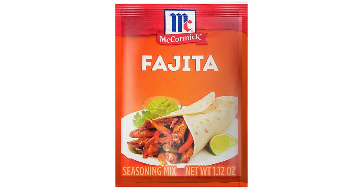 McCormick Fajita Seasoning Mix, 1.12 oz (31g)