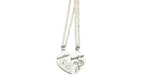 Mother Daughter Necklace Jewelry Zinc Alloy Best Friends  Necklace For Women