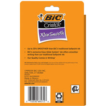 Load image into Gallery viewer, BIC Cristal Xtra Smooth Ballpoint Pen, Medium Point, 1.0 mm, Blue Ink, 10 Count
