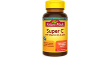 Load image into Gallery viewer, Nature Made Super C With Vitamin D3 &amp; Zinc 70 Tablets
