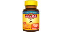 Load image into Gallery viewer, Nature Made Vitamin C 1000 mg Time Release Tablets with Rose Hips, 60 Count to Help Support the Immune System
