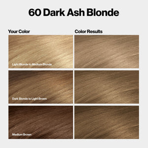 Revlon ColorSilk Permanent Hair Color, Bond Repair Complex, 60 Dark Ash Blonde