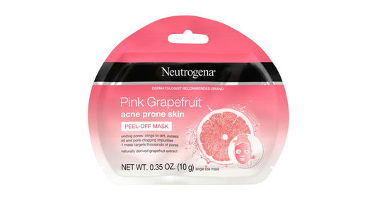 Neutrogena Pink Grapefruit Acne Prone Skin Peel Off Mask 0.35 Oz
