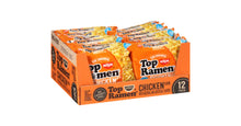 Load image into Gallery viewer, Nissin Top Ramen Chicken Flavor 12pack
