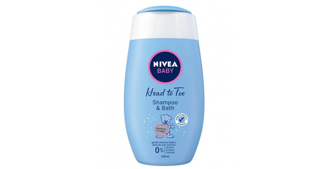 Nivea Baby Hair to Toe Wash 200ml