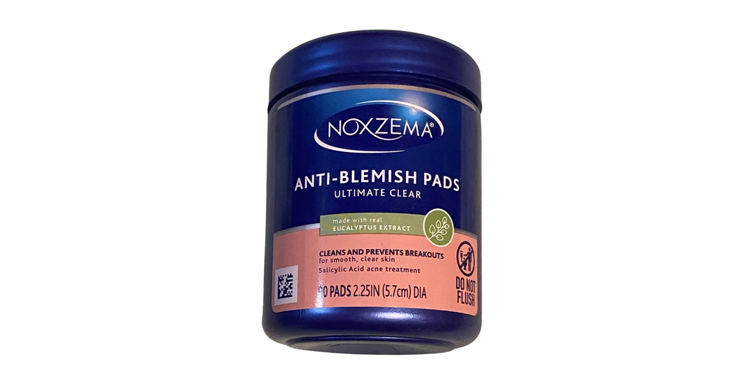Noxzema Anti-blemish Pads Made With Real Eucalyptus Extract 90 Pads 5.7cm