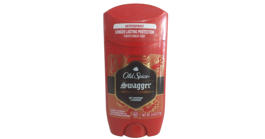 Old Spice Antiperspirant For Men, Swagger Confidence & Cedarwood Scent 73g