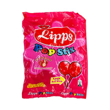 Load image into Gallery viewer, Lipps Pop Stix Lollipop Strawberry 20's
