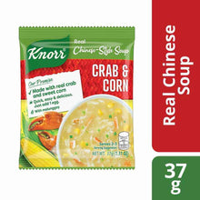 Load image into Gallery viewer, Knorr Crab &amp; Corn Real Chinese Soup 37g
