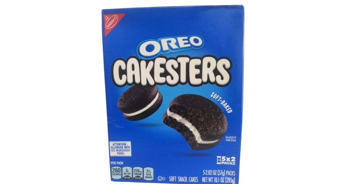OREO Cakesters Soft Snack Cakes, 5 - 2.02 oz Snack Packs