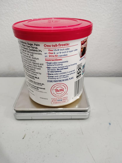 Betty Crocker Gluten Free Butter Cream Whipped Frosting