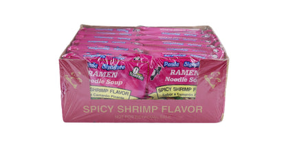 Panda Signature Ramen Spicy Shrimp Flavor Noodle Soup 12 Pack