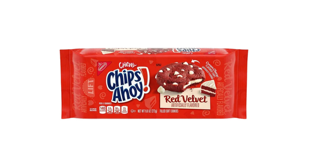 Chips Ahoy Chewy Cookies, Red Velvet (272g)
