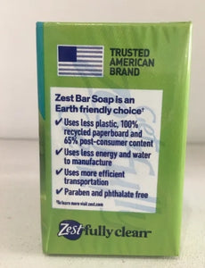 ZEST Soothing Aloe Deodorant 2 bar soap with aloe vera (226g) U.S.A