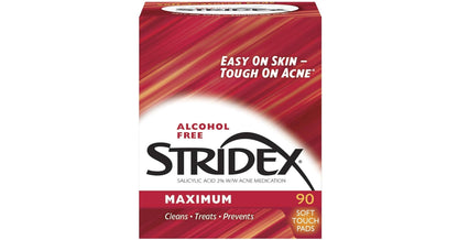 Stridex Acne Control, Maximum, Alcohol Free, 90 Soft Touch Pads