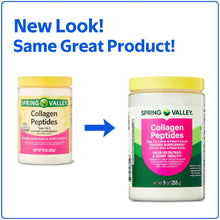Load image into Gallery viewer, Spring Valley Collagen Peptides Type 1 &amp; 3 Dietary Supplement Powder for Hair/Skin/Nails, 9 oz (255g)
