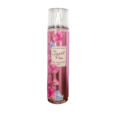 Bath & Body Works Sweet Pea Fine Fragrance Body Mist Spray 8 oz