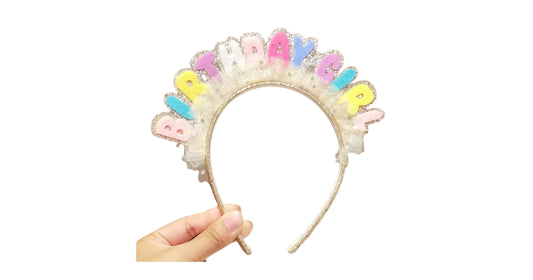 1pc Elegant Lace Birthday Headband for Women