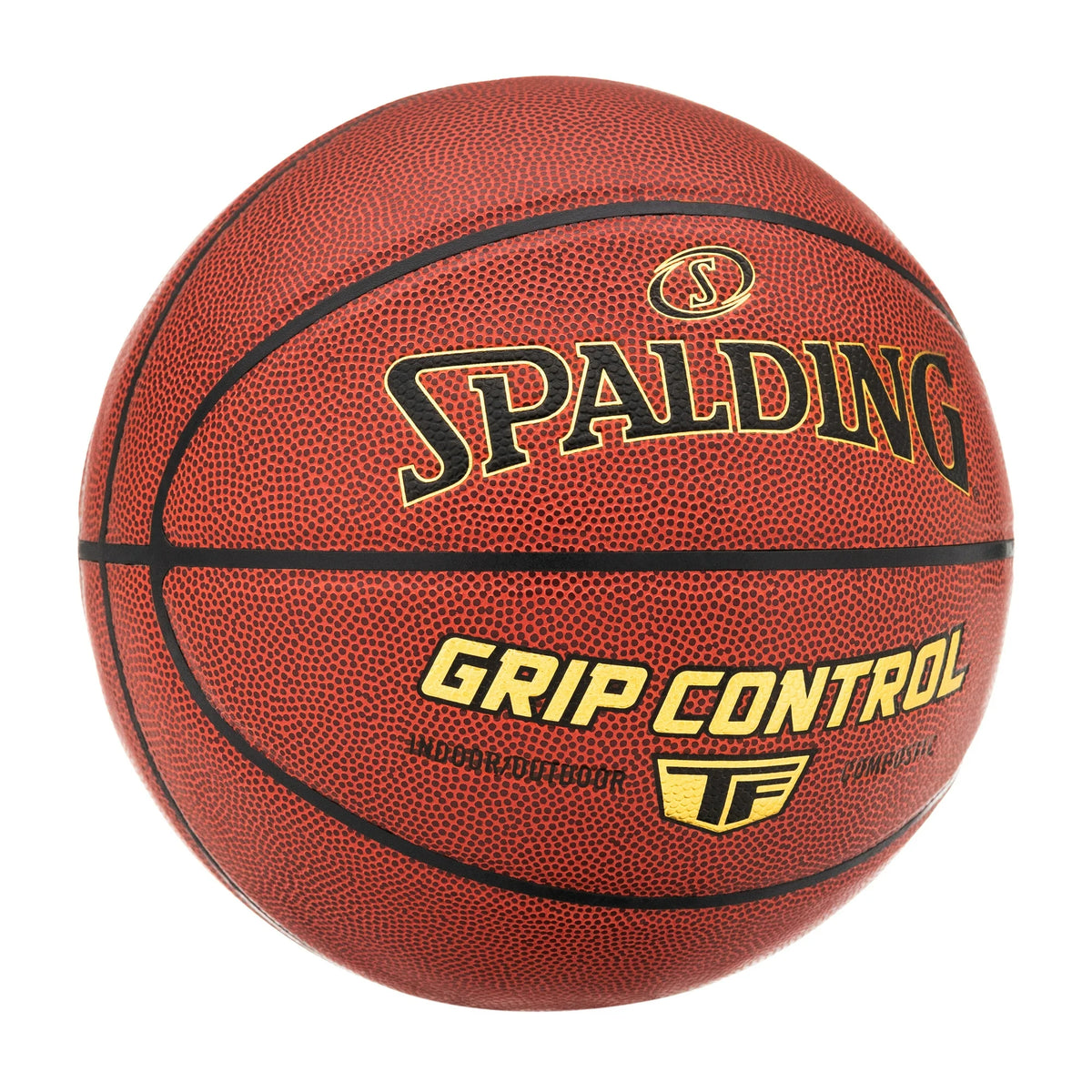 Spalding Grip Control TF Indoor and Outdoor Basketball - Size 7, 29.5"