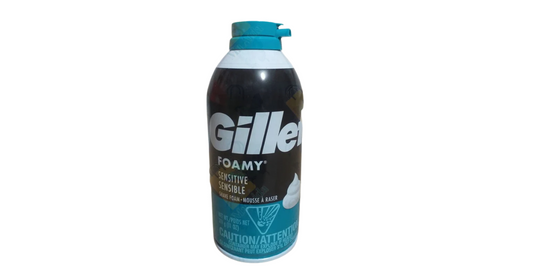 Gillette Foamy Sensitive Skin Shaving Cream (11 oz )U.S.A