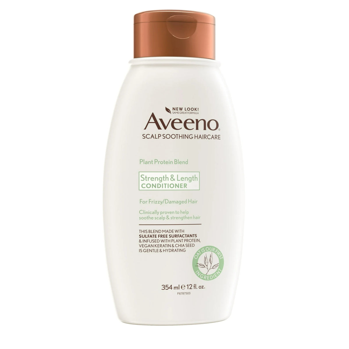 Aveeno Scalp Soothing Haircare  - Strength & Length Conditioner 354 ml 12fl oz