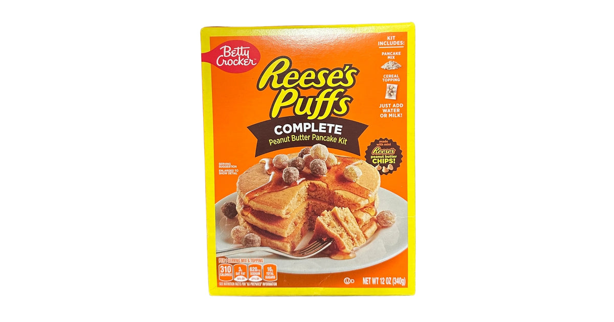 Betty Crocker REESE'S PUFFS Peanut Butter Pancake Mix, 12 oz.
