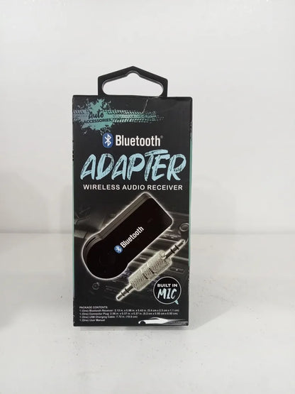 Wireless Bluetooth 3.5mm AUX Audio Stereo Music Car Receiver Adapter With Mic