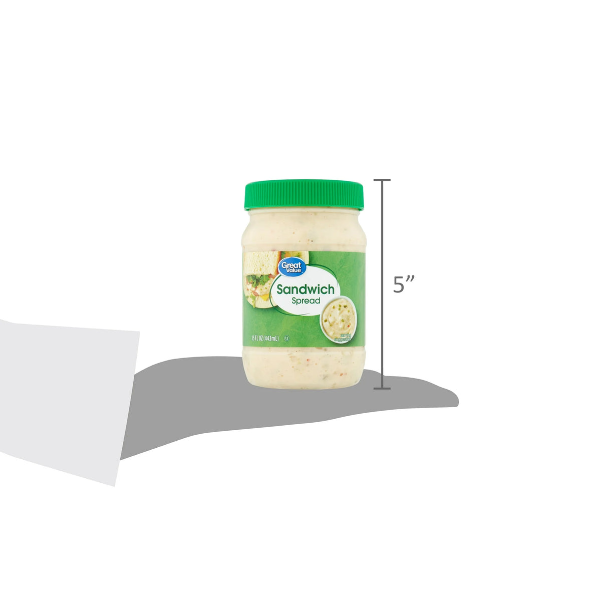 Great Value Sandwich Spread, 15 fl oz Jar