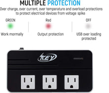 Load image into Gallery viewer, Power 230-Watt Step Down 220V to 110V Voltage Converter &amp; International Travel Adapter
