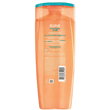 L'oreal Paris Elvive Dream Lengths Curl Shampoo, 12.6 fl oz - 375ml