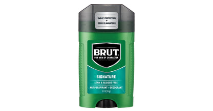 Brut Anti-Perspirant Deodorant, Signature Scent, for Men, 2.7 oz