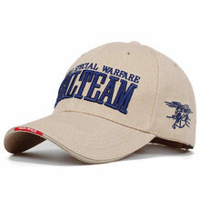 Load image into Gallery viewer, Navy Seal team cap khaki
