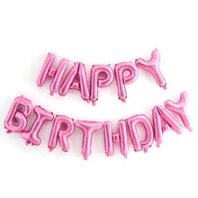 Load image into Gallery viewer, 1 set Happy birthday Foil balloon Birthday Party Decoration Free String
