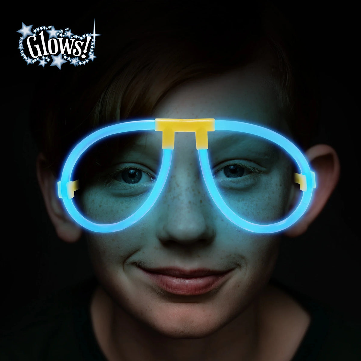 Blue Glow Eye Glasses, 2 Count, by Way To Celebrate