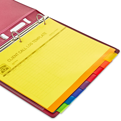 Pen+Gear 8-Tab Letter Size Dividers, 8 Count