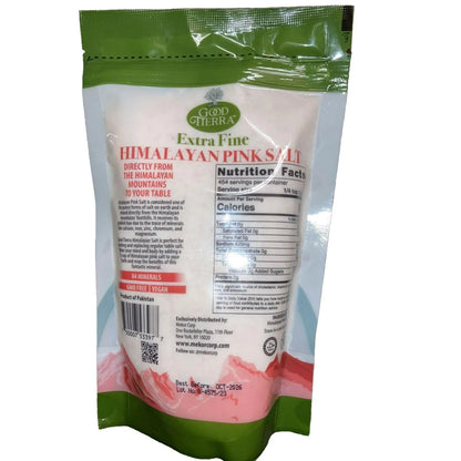 Himalayan Pink Salt Extra Fine - Mineral-Rich Natural Salt for Cooking, Grinder, and Table Use - 1 lb