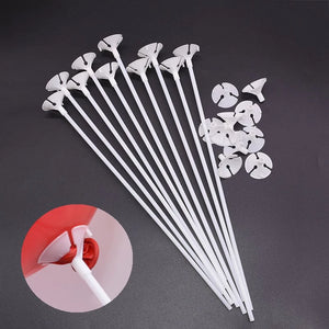 Balloon Sticks White
