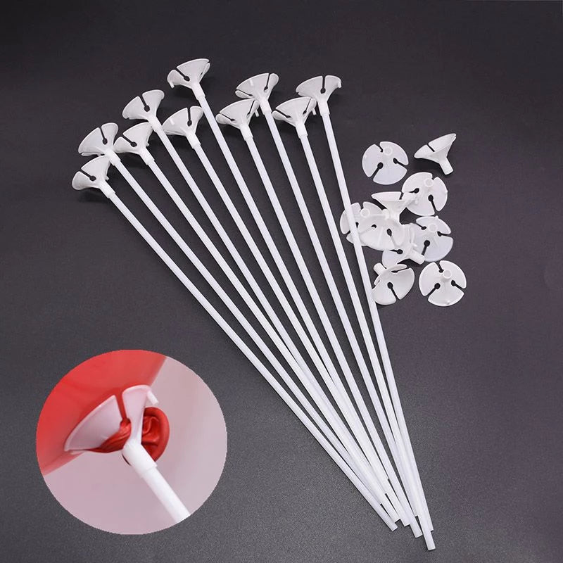 Balloon Sticks White