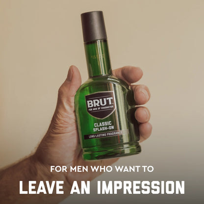 Brut Classic Splash On, Wood & Citrus Scent, Cologne for Men, 7 oz, 0.198kg