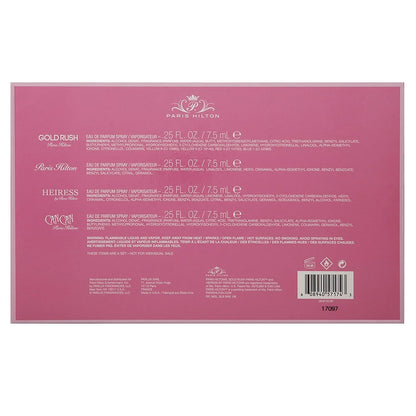 Paris Hilton Eau de Parfum Coffret Set for Women, 4 Piece