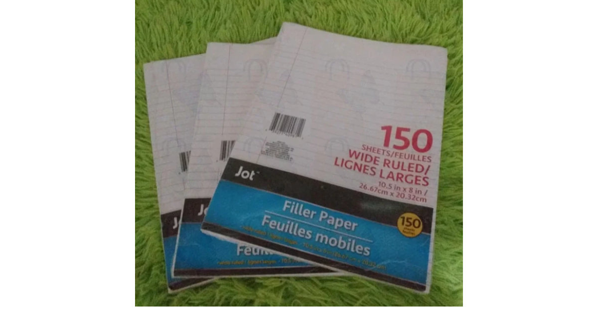 Jot Wide Rule - Filler Paper