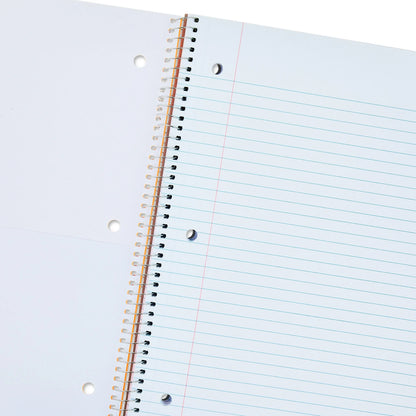 Pen+Gear College Ruled Poly 1-Subject Notebook with Inside Pockets, 9" x 11", 100 Heavyweight Sheets