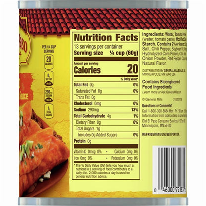 Old El Paso Enchilada Sauce, Red, Mild, Value Size