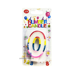 Glitter Coloful Number Candle Happy Birthday Cake Candle Decoration#0