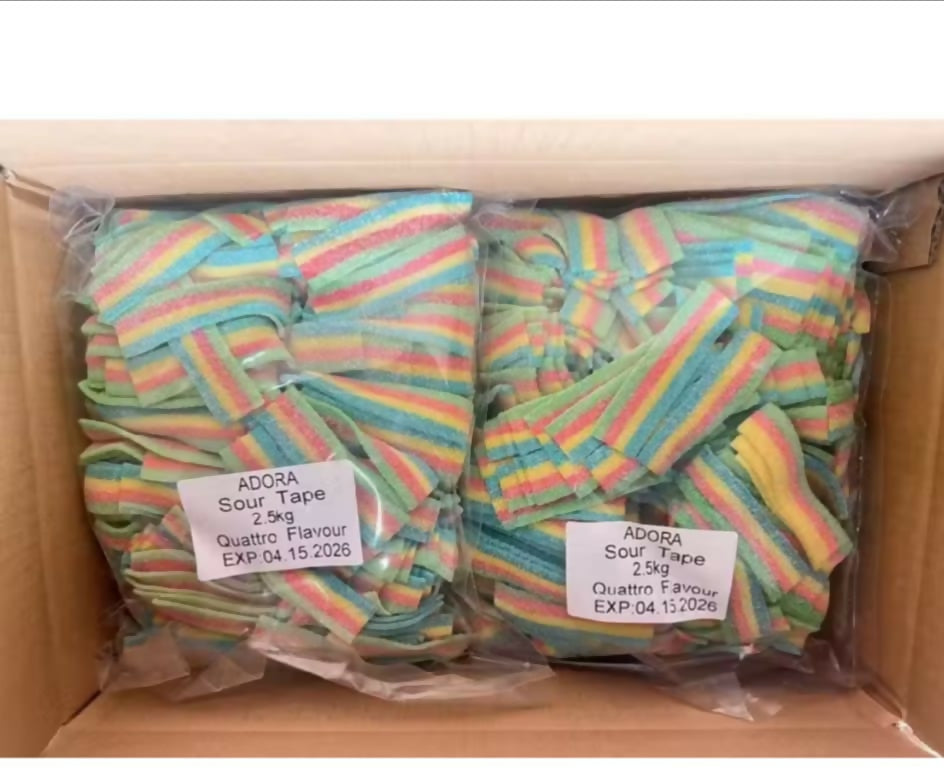 Adora Sour Tape Pouch Gummy2.5kilo