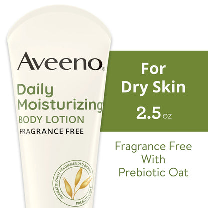 Aveeno Daily Moisturizing Lotion with Oat for Dry Skin, 2.5 fl. oz, .072kg