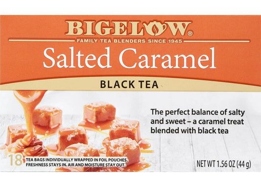 Bigelow Salted Caramel, Black Tea Bags, 18 Count