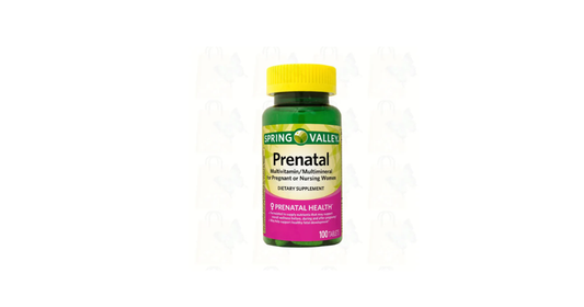 Spring valley Prenatal multivitamin/multimineral for pregnant or nursing women 100 tablets