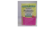 Load image into Gallery viewer, Spring Valley Women Probiotic 1 billion dietary supplement 30 capsules
